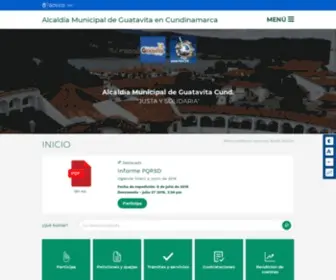 Guatavita-Cundinamarca.gov.co(Alcaldía) Screenshot