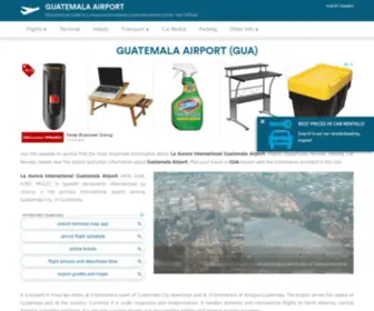 Guatemala-Airport.com(Guatemala Airport (GUA)) Screenshot