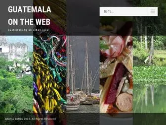 Guatemalaontheweb.com(Guatemala by an urban local) Screenshot