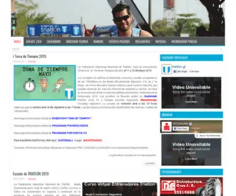 Guatetrifed.com(Federación Nacional de Triatlón Guatemala) Screenshot