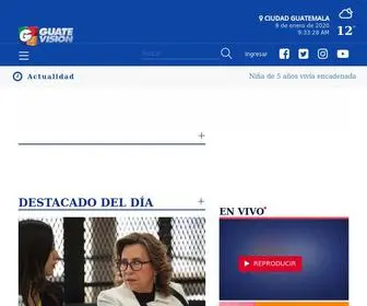 Guatevision.com(¡Lo mejor que ves) Screenshot