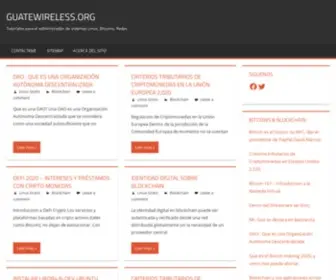 Guatewireless.org(Linux para servidores empresariales) Screenshot