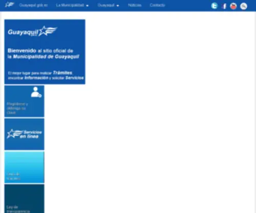 Guayaquil.gov.ec(Guayaquil) Screenshot