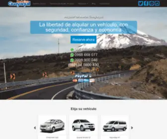 Guayaquilrentacar.com(Autos de alquiler Guayaquil) Screenshot