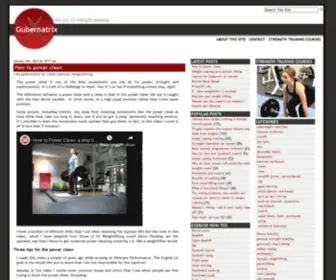 Gubernatrix.co.uk(The joy of strength training) Screenshot