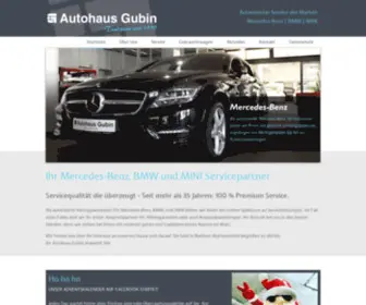 Gubin.de(Autohaus Gubin GmbH) Screenshot