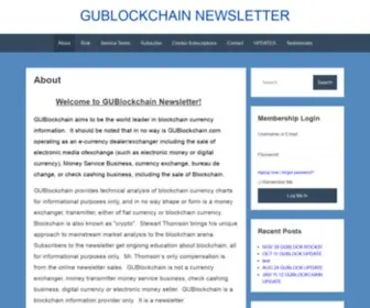 Gublockchain.com(GUBLOCKCHAIN NEWSLETTER) Screenshot