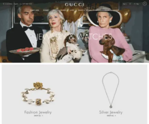 Guccitimeless.com(Gucci Watches and Jewelry) Screenshot