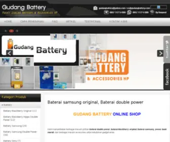 Gudangbattery.com(Baterai samsung original) Screenshot