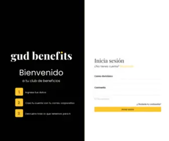 Gudbenefits.club(Iniciar Session) Screenshot