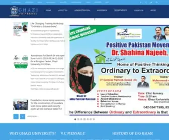 Gudgk.edu.pk(Ghazi University) Screenshot