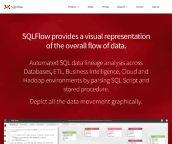 Gudusoft.com(Automated SQL data lineage tool) Screenshot