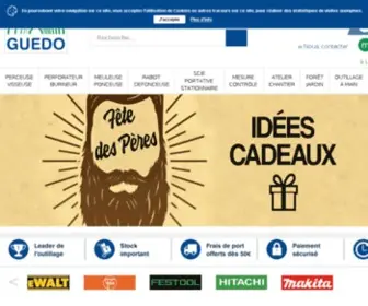 Guedo-Outillage.fr(Outillage Professionnel Électroportatif) Screenshot