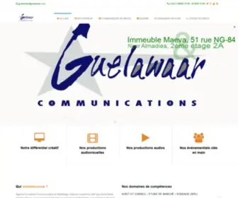 Guelawaar.com(Agence de communication) Screenshot