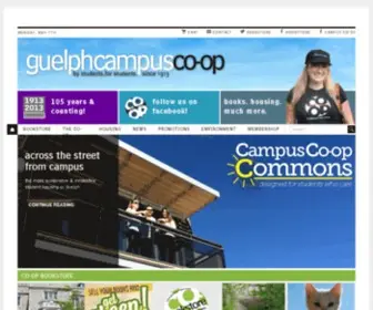 Guelphcampus.coop(Guelph Campus Co) Screenshot