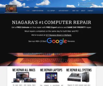 Guelphdatarecovery.com(Niagara Computer Repair) Screenshot