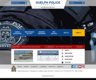 Guelphpolice.ca(Guelph Police) Screenshot