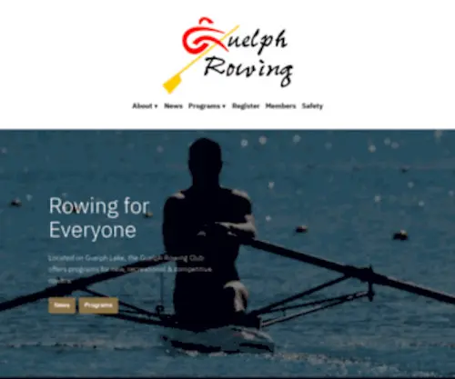 Guelphrowing.ca(Guelph Rowing Club) Screenshot