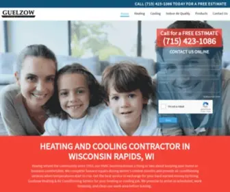 Guelzowheating.com(HVAC Services) Screenshot