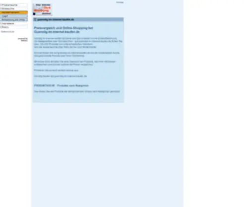 Guenstig-IM-Internet-Kaufen.de(Preisvergleich und Online) Screenshot