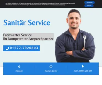 Guenstiger-Sanitaerservice.de(☎ 01577) Screenshot