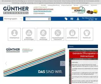 Guentherfachhandel.de(Guenther Fachhandel) Screenshot