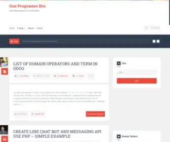 Gueprogramer.com(Gue Programer Bro) Screenshot