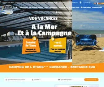 Guerande-Camping.com(Camping de l'étang à Guérande en Loire) Screenshot