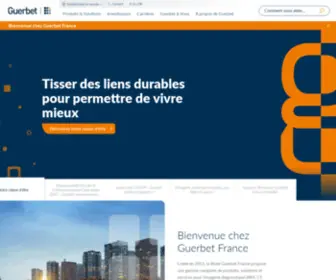 Guerbet.fr(France) Screenshot