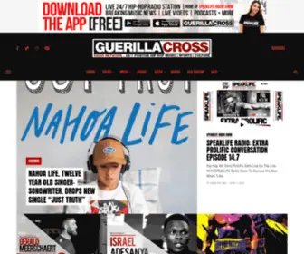 Guerillacross.com(Positive Hip Hop) Screenshot