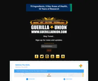 Guerillaunion.com(Guerilla Union) Screenshot