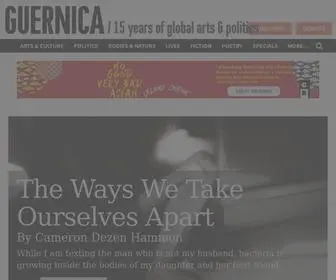 Guernicamag.com(A Magazine of Global Arts & Politics) Screenshot