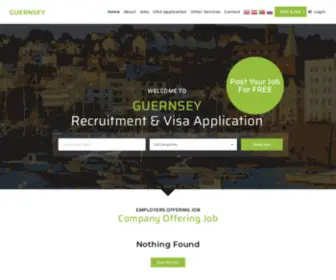 Guernseyvisa.com(Guernsey Recruitment & Visa Application) Screenshot