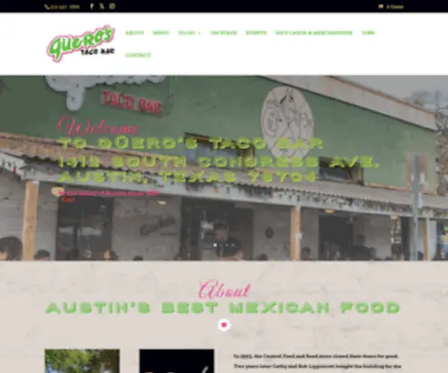 Gueros.com(Güero's Taco Bar) Screenshot