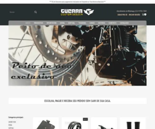 Guerracustomdesign.com.br(Guerra Custom Design) Screenshot