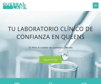 Guerralab.com(Laboratorio Clínico en Queens) Screenshot