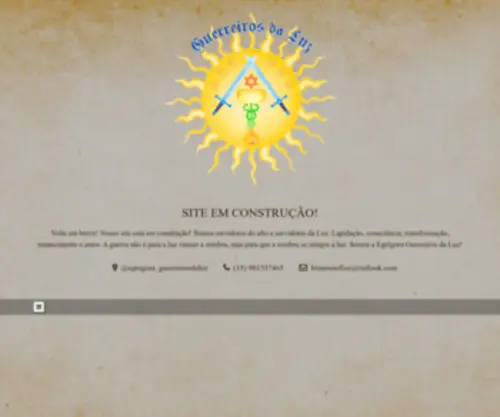 Guerreirosdaluz.com.br(Website Builder 404) Screenshot