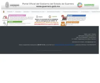 Guerrero.gob.mx(Portal Oficial del Gobierno del Estado de Guerrero Portal Oficial del Gobierno del Estado de Guerrero) Screenshot