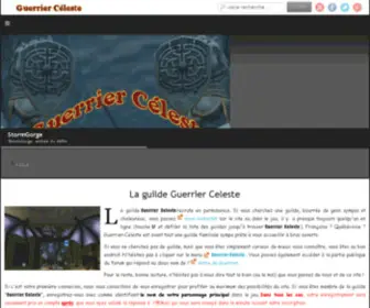 Guerrier-Celeste.fr(Guerrier Celeste) Screenshot