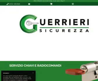 Guerrieriserrature.it(Guerrieri Sicurezza) Screenshot