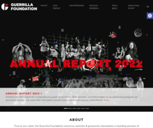 Guerrillafoundation.org(Guerrillafoundation) Screenshot