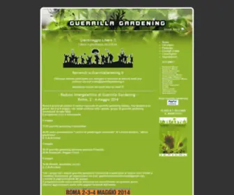 Guerrillagardening.it(GUERRILLA GARDENING) Screenshot