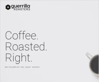 Guerrillaroasters.com(Guerrilla Roasters) Screenshot