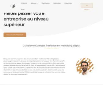 Guersanguillaume.com(Consultant marketing digital freelance) Screenshot