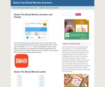Guesstheemoji-Movies-Answers.com(Guess The Emoji Movies Answers and Cheats) Screenshot