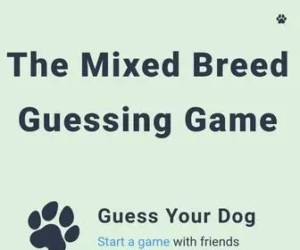 Guessyourdog.com(Guess Dogs) Screenshot