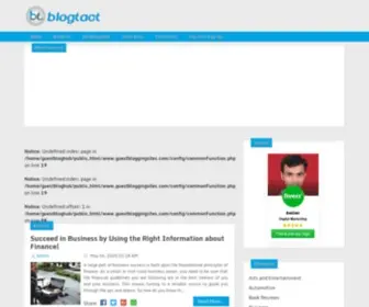 Guestbloggingsites.com(Blog Tact) Screenshot