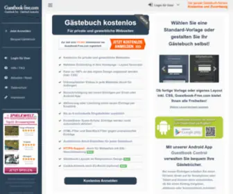 Guestbook-Free.com(Kostenlose Gästebücher) Screenshot