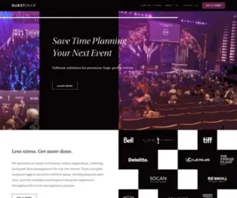 Guestdeck.com(Event Management Software) Screenshot