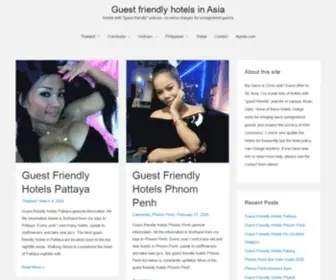 Guestfriendlyhotels.asia(Guest friendly hotels in Asia) Screenshot